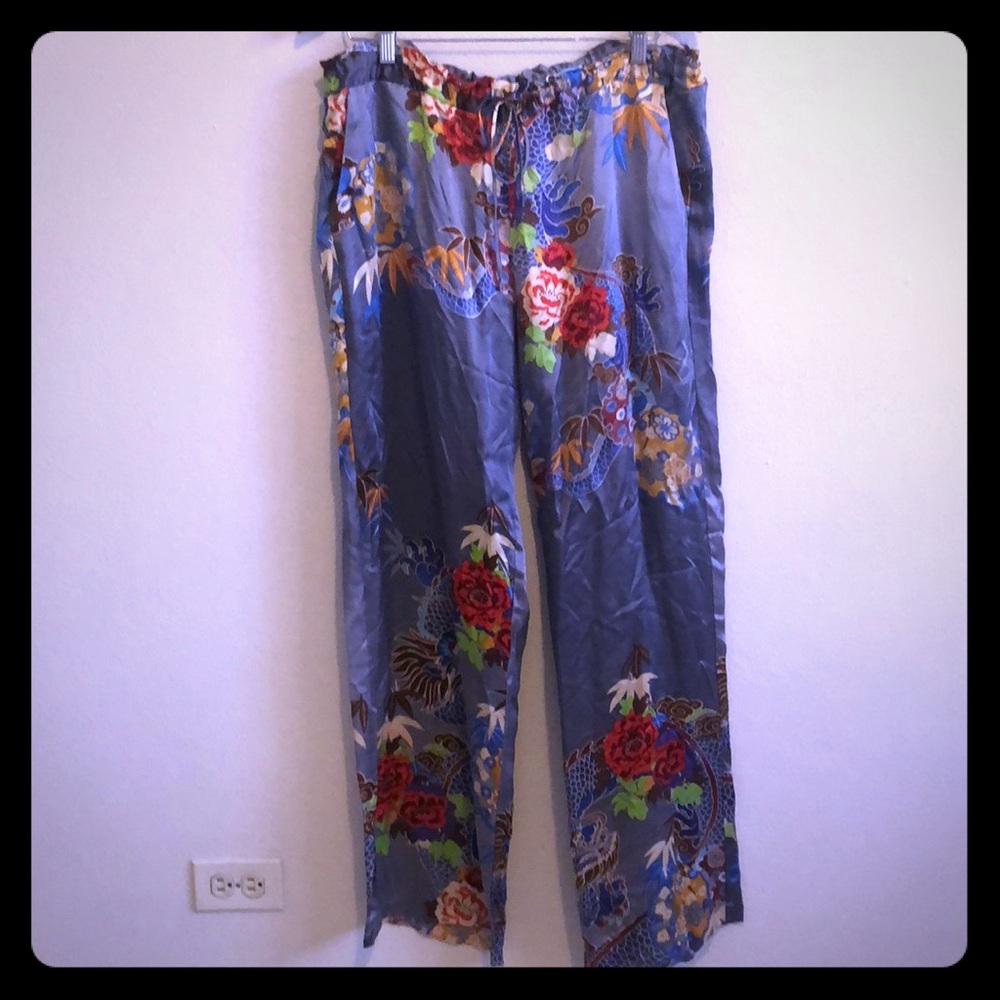 Johnny Was silk pants